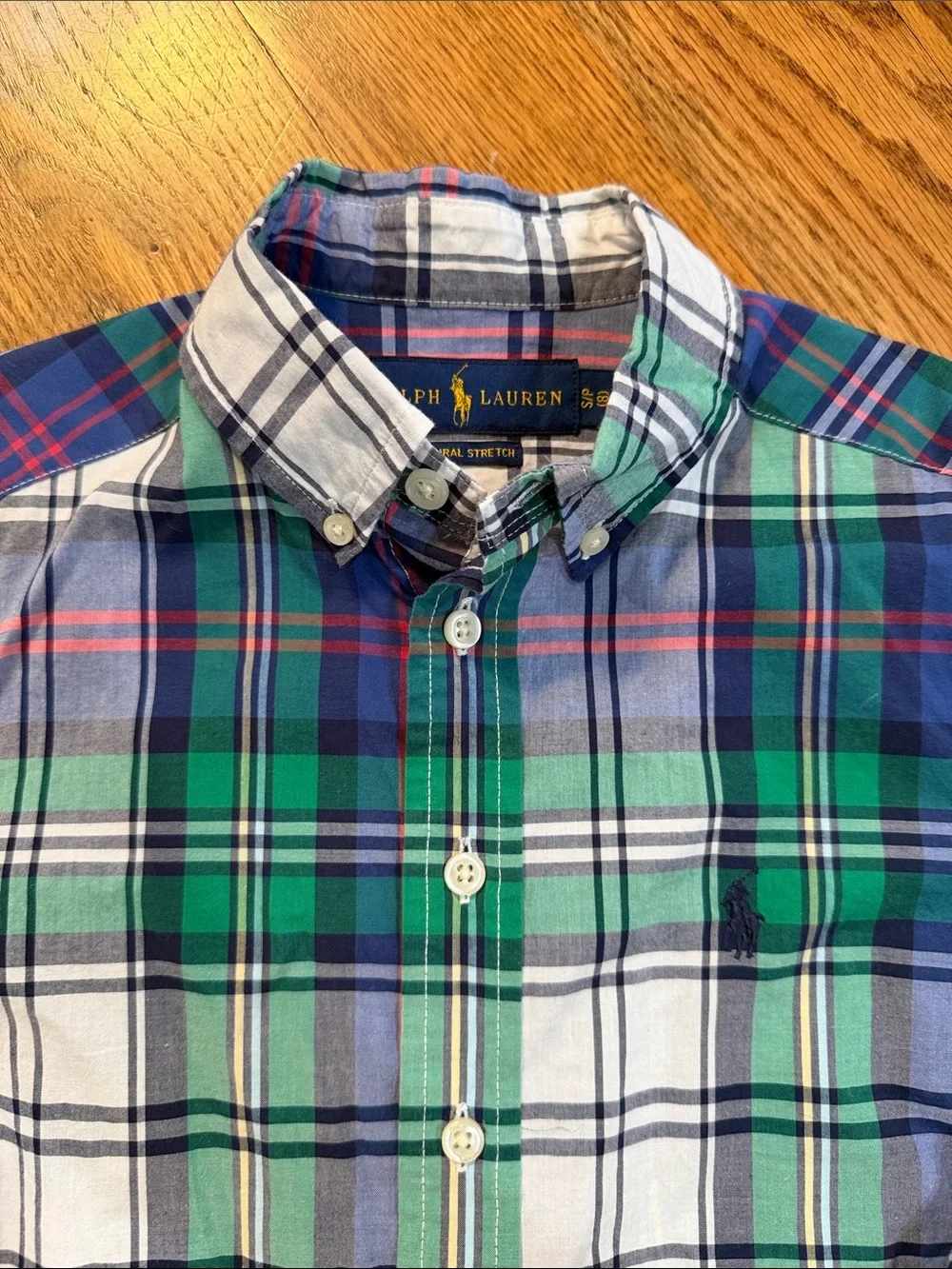 Boy’s Ralph Lauren Button Up/Button Down Shirt. Size S 8. Excellent Condition.